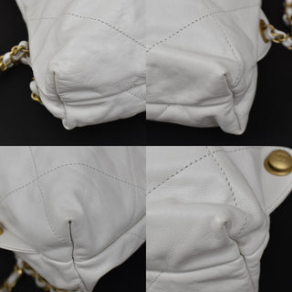 Chanel 22 Chain Backpack Quilted Calfskin