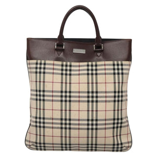 Burberry Nova Check Tote Nylon