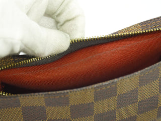 Louis Vuitton Trousse Make Up Bag Damier Canvas