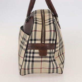 Burberry Nova Check Bowling Bag Canvas