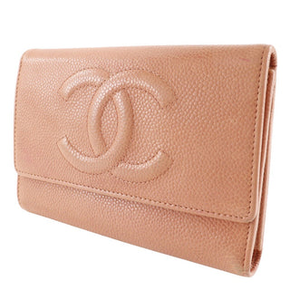 Chanel CC Trifold Flap Wallet Leather