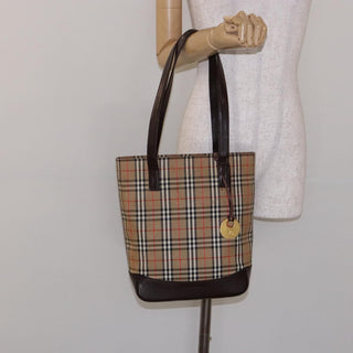 Burberry Nova Check Tote canvas check pattern