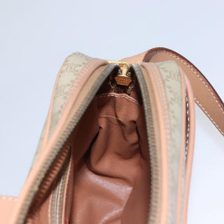 Celine Vintage Macadam Shoulder Bag Canvas and Leather