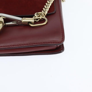 Chloe Faye Shoulder Bag Leather and Suede