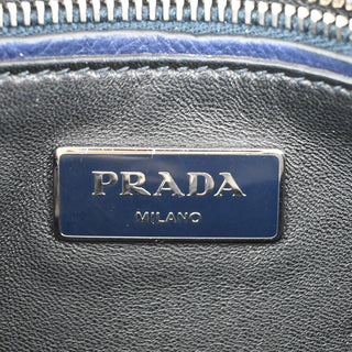 Prada Tassel Twin Pocket Tote City Calf