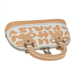 Louis Vuitton Alma Handbag Limited Edition Graffiti Leather