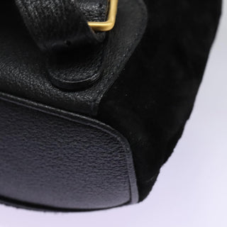 Gucci Vintage Bamboo Backpack Suede
