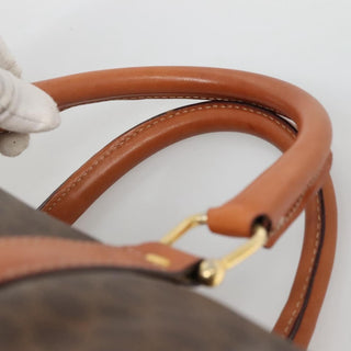 Celine Vintage Duffle Bag Macadam Coated Canvas