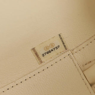 Chanel La Pausa Evening Bag Chevron Lambskin with Applique