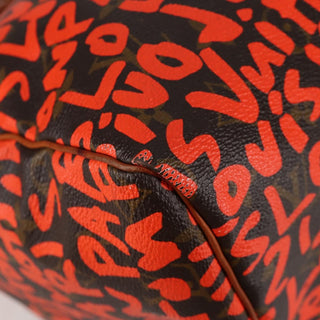 Louis Vuitton Speedy Handbag Limited Edition Monogram Graffiti