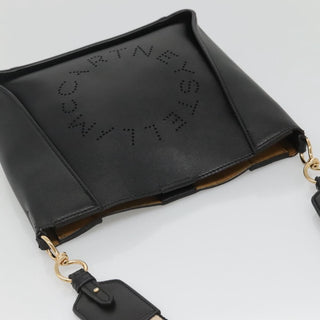 Stella McCartney Logo Crossbody Bag Perforated Faux Leather