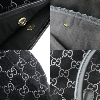 Gucci Web Tote Suede
