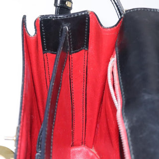 Celine Vintage Circle Logo Crossbody Bag Leather