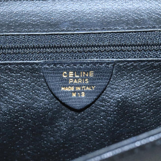 Celine Vintage Circle Logo Crossbody Bag Leather