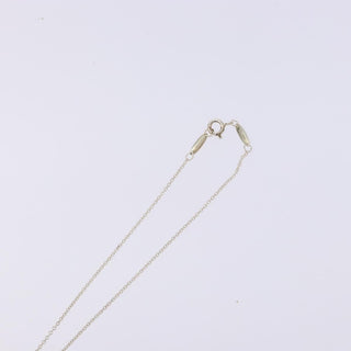 Tiffany & Co. Elsa Peretti Open Heart Pendant Necklace Sterling Silver