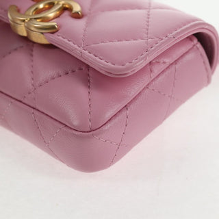 Chanel Flat CC Crossbody Bag Leather