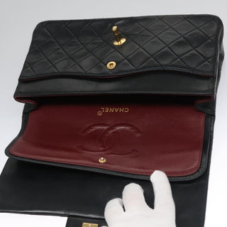 Chanel Vintage Classic Double Flap Bag Quilted Lambskin