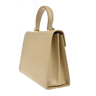 Salvatore Ferragamo Convertible Top Handle Bag Leather