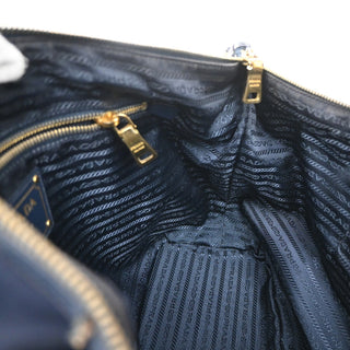 Prada Convertible Logo Tote Tessuto