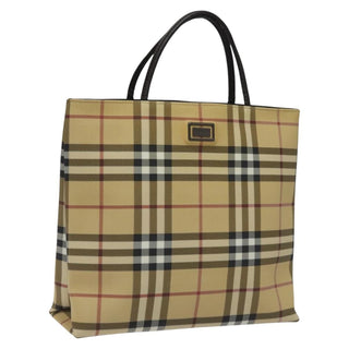 Burberry Nova Check Tote canvas check pattern