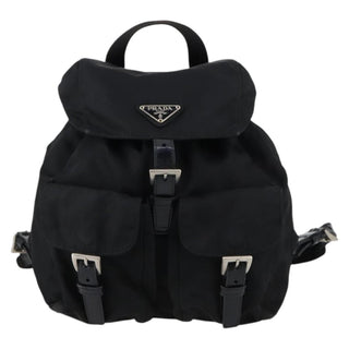 Prada Double Front Pocket Backpack Tessuto