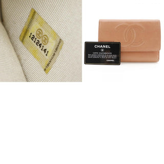 Chanel CC Trifold Flap Wallet Leather