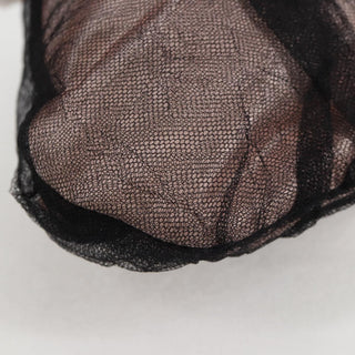 Chanel Drawstring Bucket Bag Chevron Patchwork Canvas