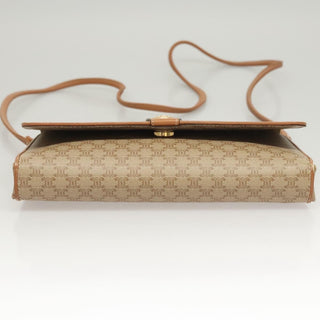 Celine Vintage Macadam Shoulder Bag Canvas