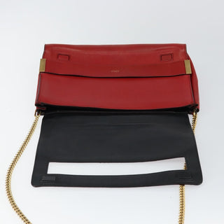 Chloe Elle Chain Clutch Leather