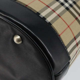 Burberry Nova Check Tote Canvas and Leather