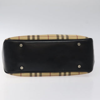 Burberry Nova Check Tote Canvas and Leather