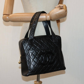 Chanel Coco Mark Black cakfskin