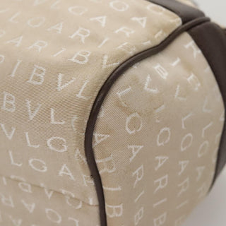 Bvlgari B.Zero1 Logomania Bag Canvas with Leather