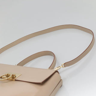 Salvatore Ferragamo Gancini Convertible Top Handle Bag Leather