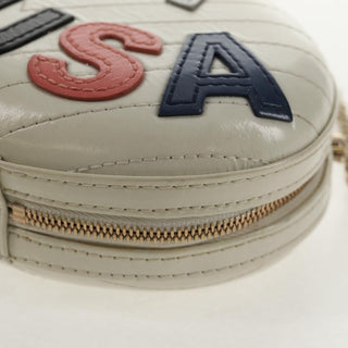 Chanel La Pausa Evening Bag Chevron Lambskin with Applique