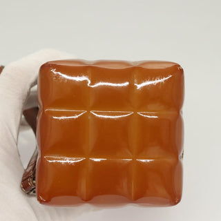 Chanel Rubiks Cube Wristlet Quilted Patent