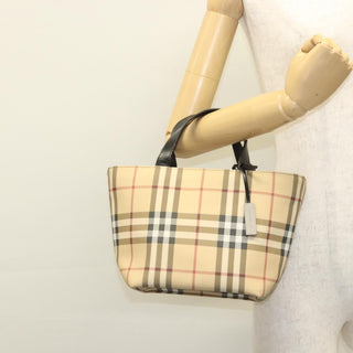 Burberry Nova Check Tote canvas check pattern