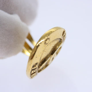 Chanel CC Hoop Clip-On Earrings Metal