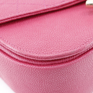 Chanel Coco Curve Flap Messenger Calfskin and Quilted Goatskin