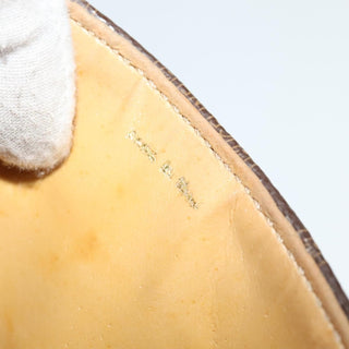 Celine Vintage Macadam Shoulder Bag Canvas and Leather