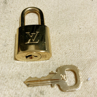 Louis Vuitton Cadenas Bag Charm Gold-plated