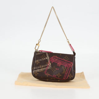 Louis Vuitton Pochette Accessoires Limited Edition Christmas Animation Monogram Canvas