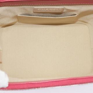 Chanel Take Away Vanity Case Rattan and Calfskin