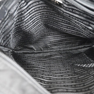 Prada Zip Top Messenger Bag Tessuto