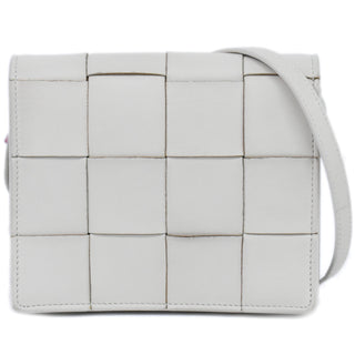 Bottega Veneta Cassette Pouch on Strap Maxi Intrecciato Leather