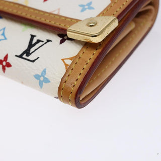 Louis Vuitton Porte-Monnaie Plat Coin Purse Monogram Multicolor