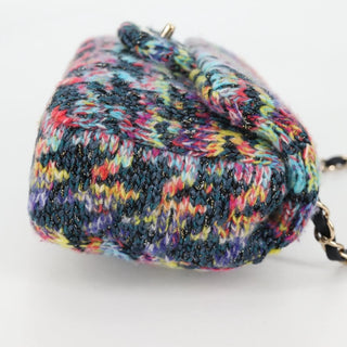 Chanel Classic Single Flap Bag Quilted Tweed