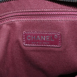Chanel CC Charm Zip Tote Quilted Coated Canvas