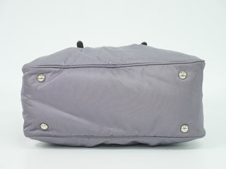 Prada Buckle Dome Satchel Tessuto