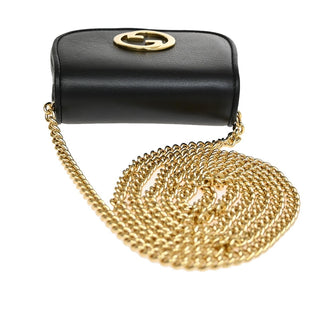 Gucci Blondie NM Wallet on Chain Leather